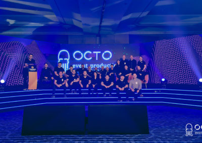 Corporate Event Scenics and AVL Equipment by Octo Event Productions